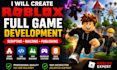 do roblox full game creation, roblox scripter, roblox game develope