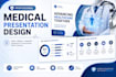 design medical presentation, scientific slides or healthcare case study deck
