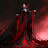 horror vampire lord queen character desing