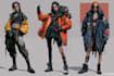 cyberpunk female character desing