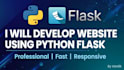 develop website using python flask