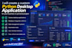 create custom python desktop application