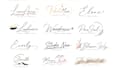 design a handwritten signature logo