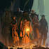 do group party character art, dnd party