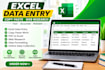 fast excel data entry copy paste and spreadsheet formatting 24hours