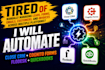 automate close CRM, cognito forms, flodesk and quickbooks