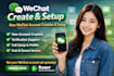 create and set up your wechat account professionally