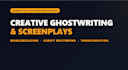 do creative ghostwriting, screenwriting, worldbuilding, and transcreation