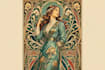 do illustrations in art nouveau style