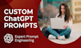 write high converting chatgpt prompts and prompt engineering
