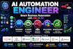 build ai automation workflows using n8n, apis and ai agents