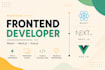 build react js, next js, and vue js web applications  as a  frontend developer