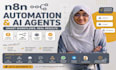 do n8n automation workflow custom ai chatbot agents