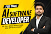 ai software developer, full stack ai developer, frontend, ai website development