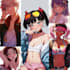 draw anime character sheet for you