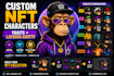 create custom nft characters, traits and layered assets for your collection