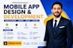 do mobile app development, android app ios app development as flutter developer
