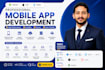 develop android ios mobile apps with flutter and ai app development