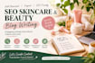 write SEO skincare beauty blog posts and articles