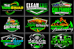 do gardening landscape and lawn care logo design