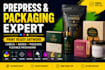 create professional packaging, label and prepress artwork