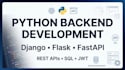 develop python django flask backend and rest apis