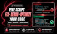 fix debug and optimize your tradingview pine script code