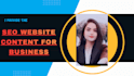 write SEO website content for your business