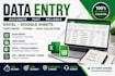 do accurate data entry and excel spreadsheet work