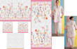 create seamless textile pattren and fabric print design