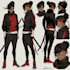 create anime character sheet and custom reference art