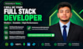 develop a full stack web application using nextjs react