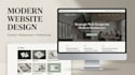 design and develop a modern website