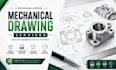 create 2d manufacturing and technical drawings in autocad
