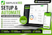 set up servicem8 forms templates invoices and workflow automation