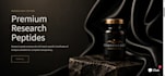 build peptide research website, peptide website, peptide ecommerce website, app