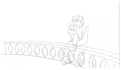 do 2d traditional animation 2d rubber hose hand draw  frame by frame 2d lineart