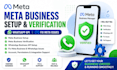 meta business verification, whatsapp api, fix meta issues, meta business setup