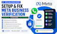 do meta business verification fix meta issues whatsapp api meta business setup