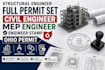 structural engineer full permit set civil engineer mep,engineer stamp,ohio permi