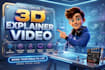 create custom 3d animated explainer video