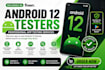 test app with 12 testers