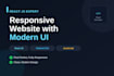 design a responsive react js website or clone any website