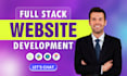 do website design, redesign and custom website development front end developer