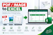 convert PDF and images to excel or google sheets