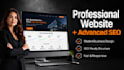 design a modern business website with advanced seo setup