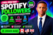 get real active spotify followers organically and spotify streamers