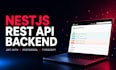 develop nodejs nestjs backend rest API with jwt authentication