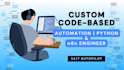 build custom python ai automation bot, n8n workflow and lead generation