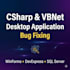 fix bugs and develop csharp vbnet desktop applications